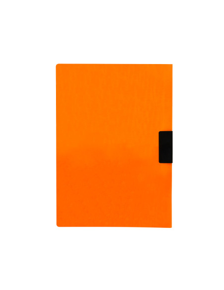 Carpeta liderpapel dossier pinza lateral polipropileno din a4 naranja fluor opaco 30 hojas pinza deslizante