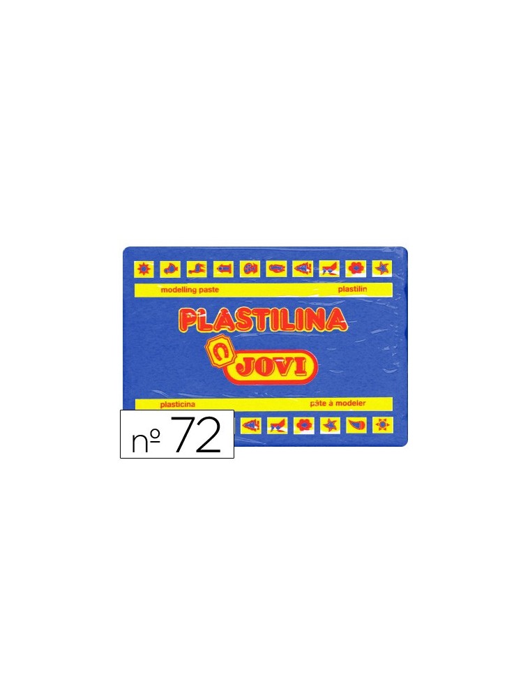 Plastilina jovi 72 azul oscuro -unidad -tamaño grande