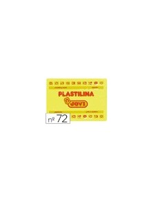 Plastilina jovi 72 amarillo claro -unidad -tamaño grande