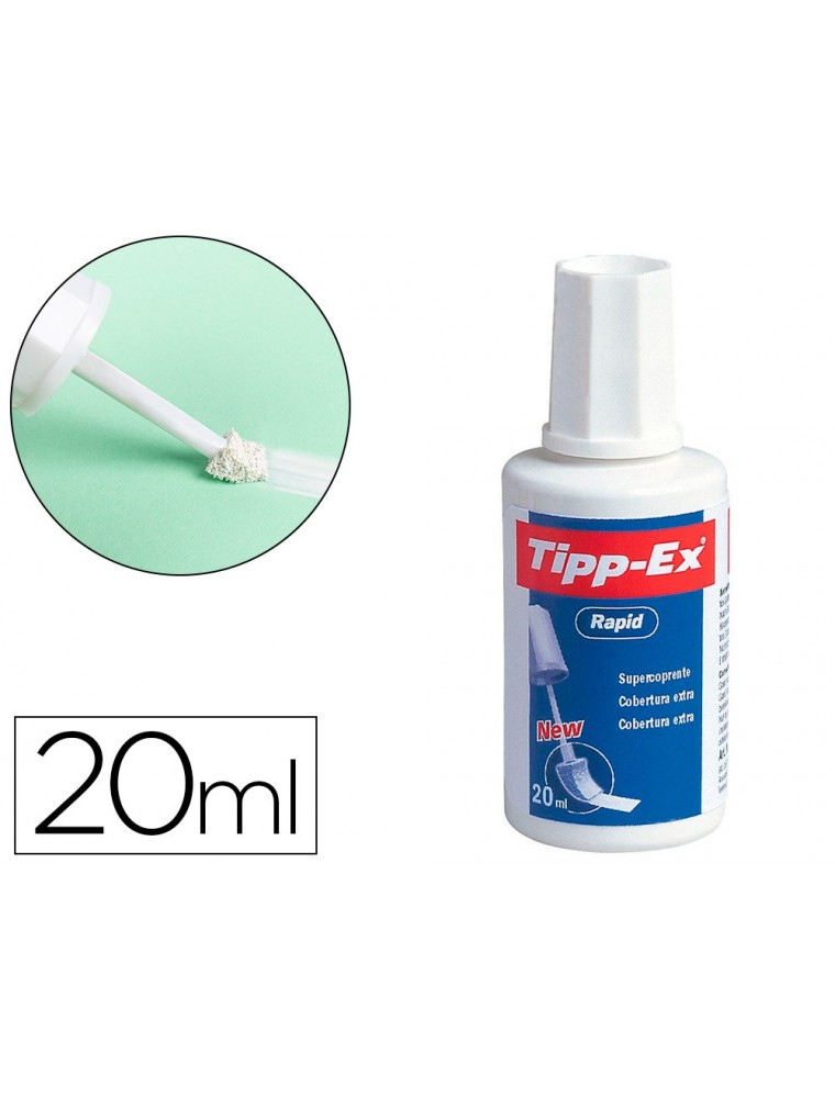 Corrector tipp-ex aplicador espuma frasco 20 ml