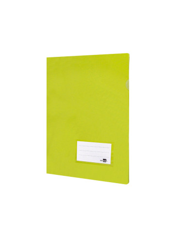 Carpeta liderpapel dossier a4 uñero amarillo fluor opaco