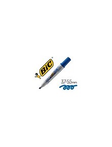 Rotulador bic velleda para pizarra azul punta biselada 5,9 mm