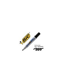 Rotulador bic velleda para pizarra negro punta biselada 5,9 mm