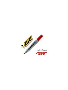 Rotulador bic velleda para pizarra rojo punta biselada 5,9 mm