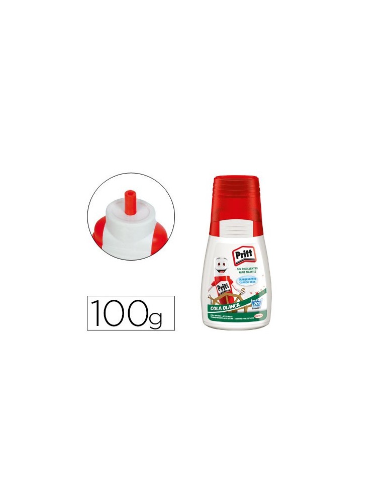 Pegamento pritt cola blanca 100 gr unidad