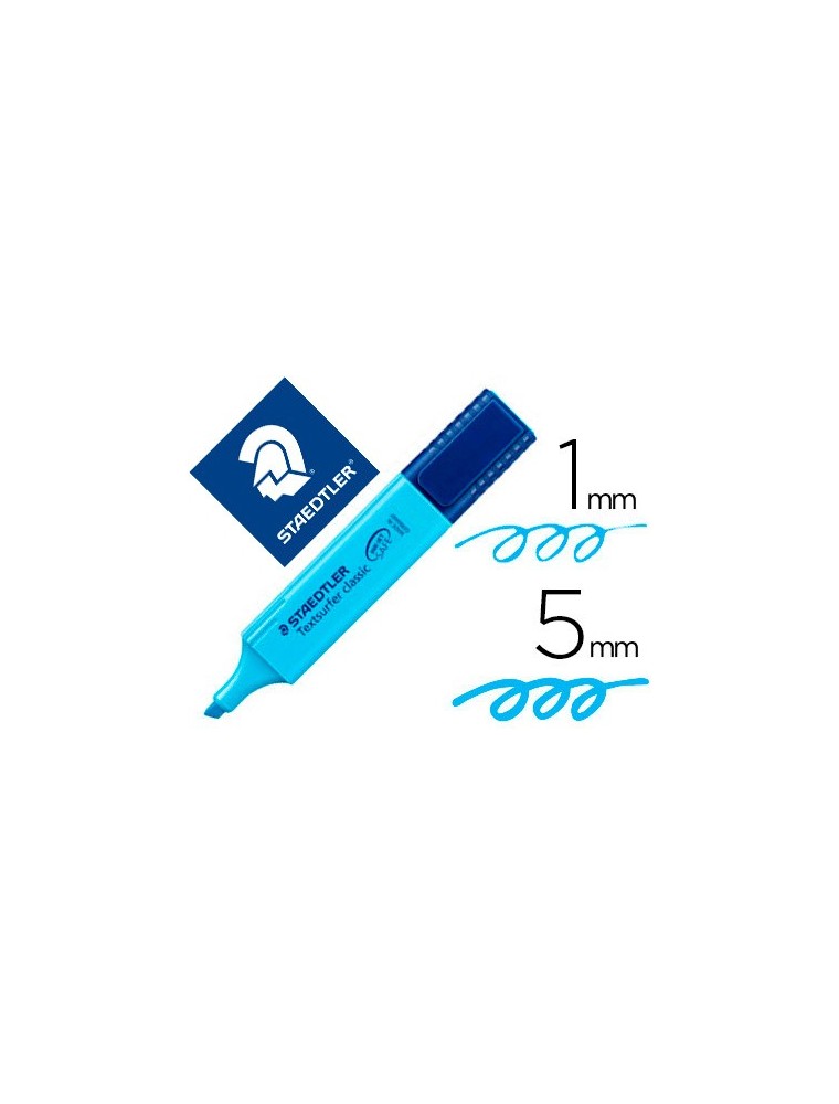 Rotulador staedtler textsurfer classic 364 fluorescente azul