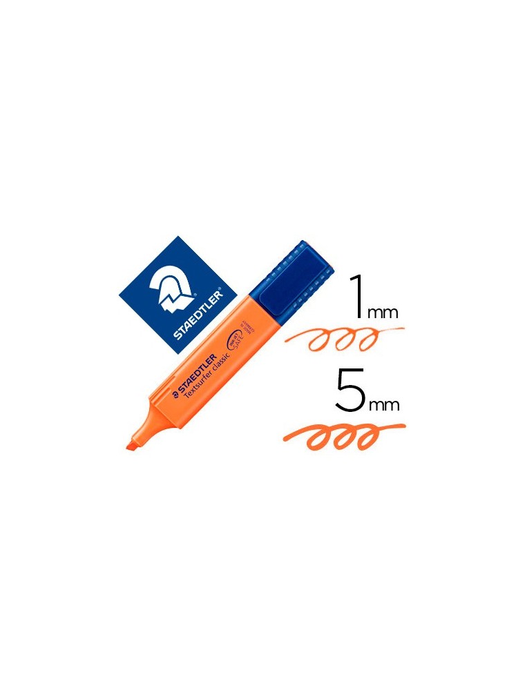 Rotulador staedtler textsurfer classic 364 fluorescente naranja