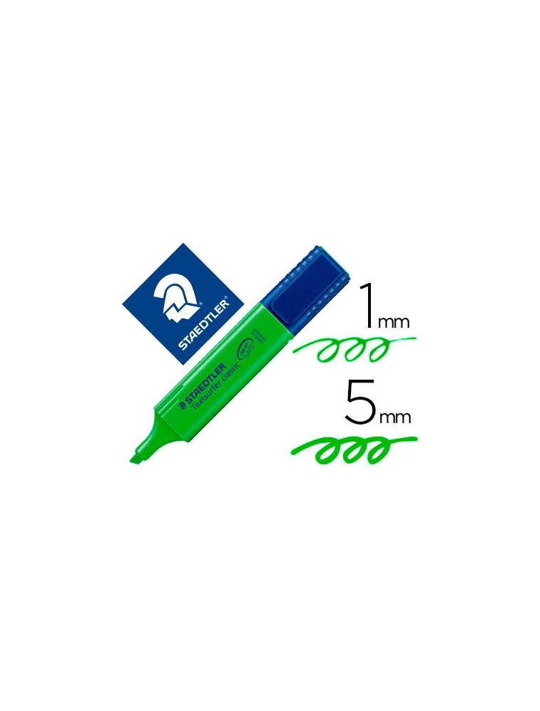 Rotulador staedtler textsurfer classic 364 fluorescente verde