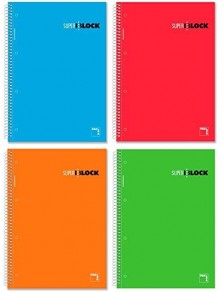 CUADERNO MICROPERFORADO SUPERBLOCK 160 HOJAS T.DUR