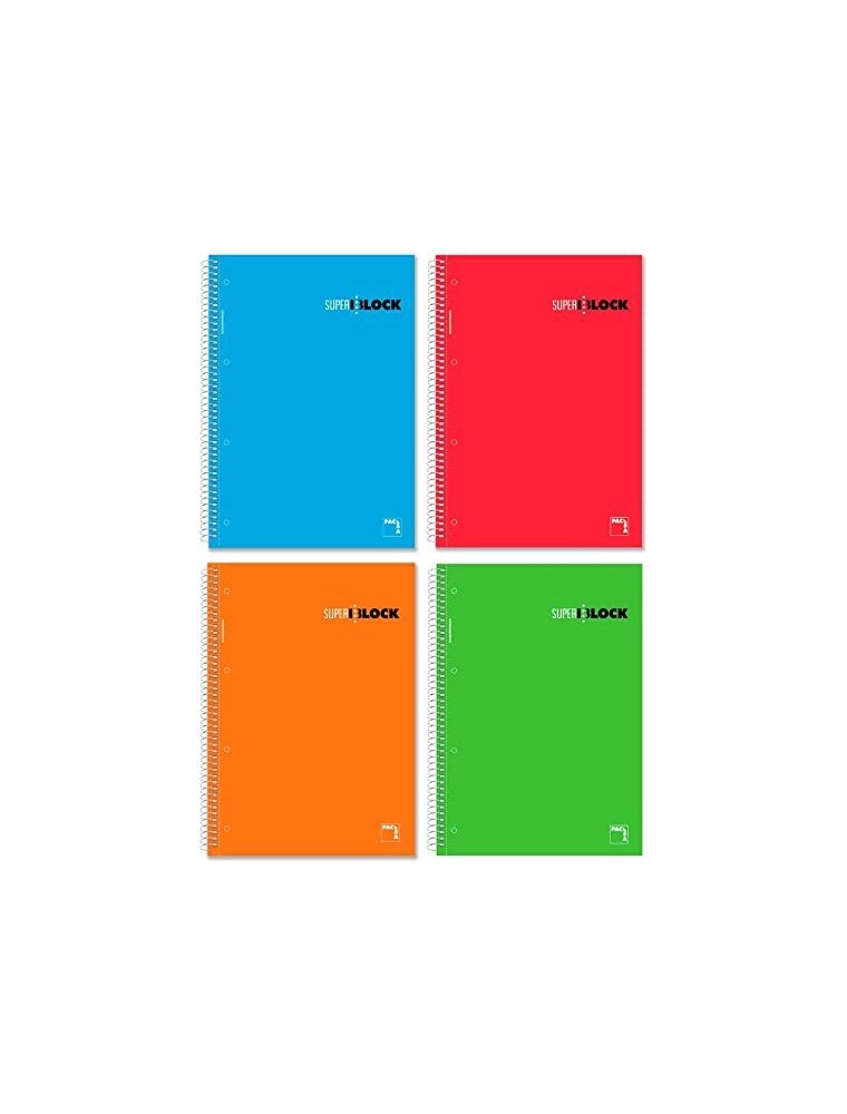 CUADERNO MICROPERFORADO SUPERBLOCK 160 HOJAS T.DUR