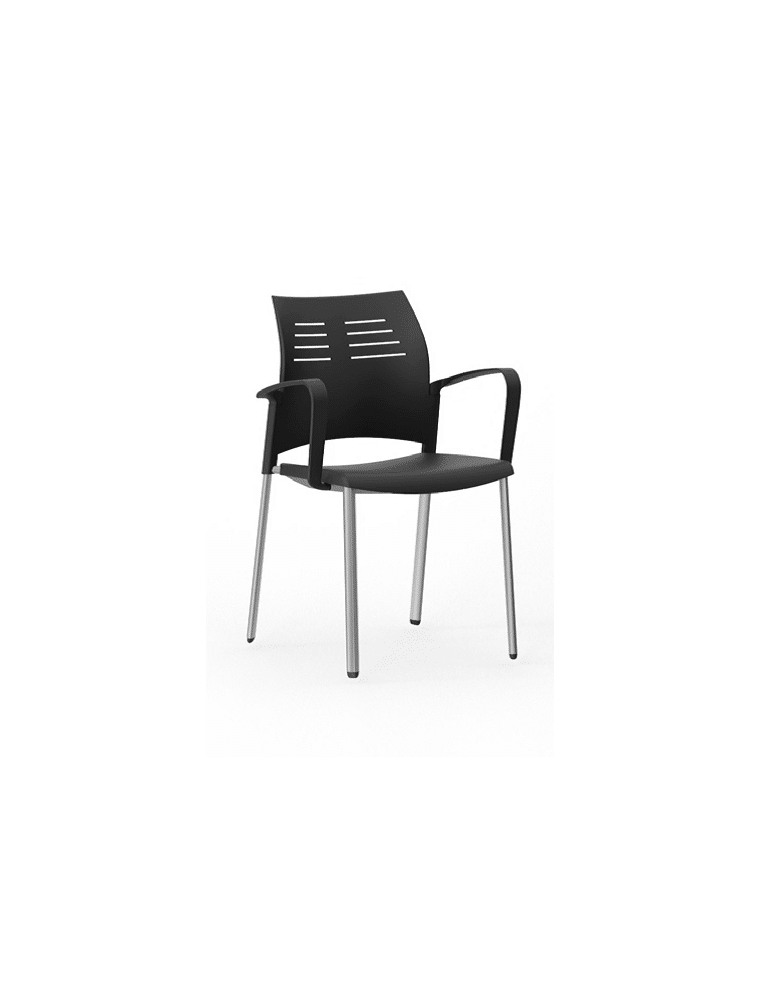 ACTIU SILLA SPACIO COLECTIVA CON BRAZOS APILABLE H