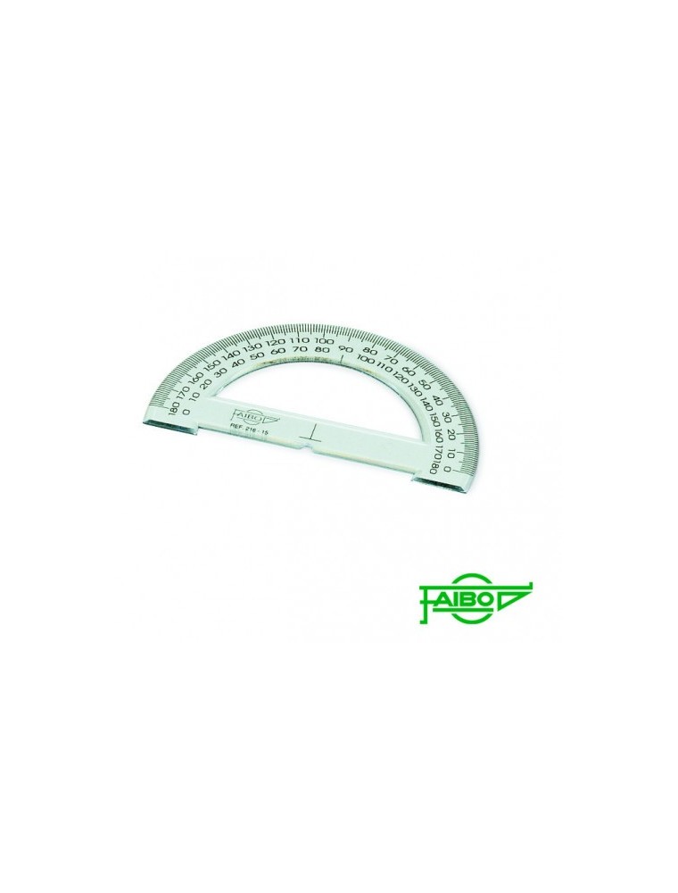 FAIBO Semicercle Sèrie escolar Transparent 15cm