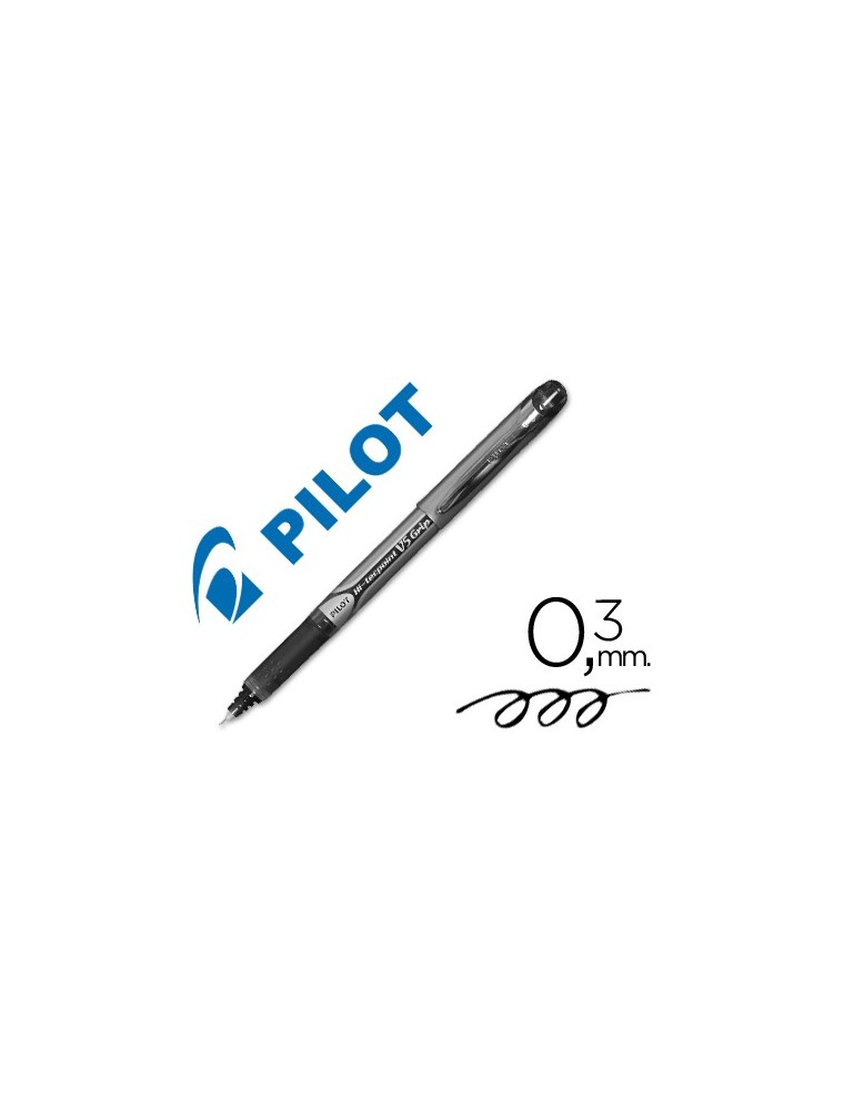 Rotulador pilot punta aguja v-5 grip negro 0.5 mm