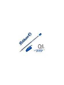 Boligrafo pelikan stick super soft azul