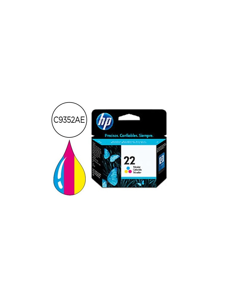 HEWLETT PACKARD HP CARTUCHO INKJET TRICOLOR PARA PSC141 0 5ML DESKJET 3920  3940 Nº 22