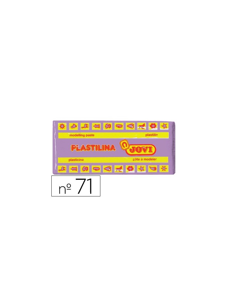 Plastilina jovi 71 lila -unidad -tamaño mediano