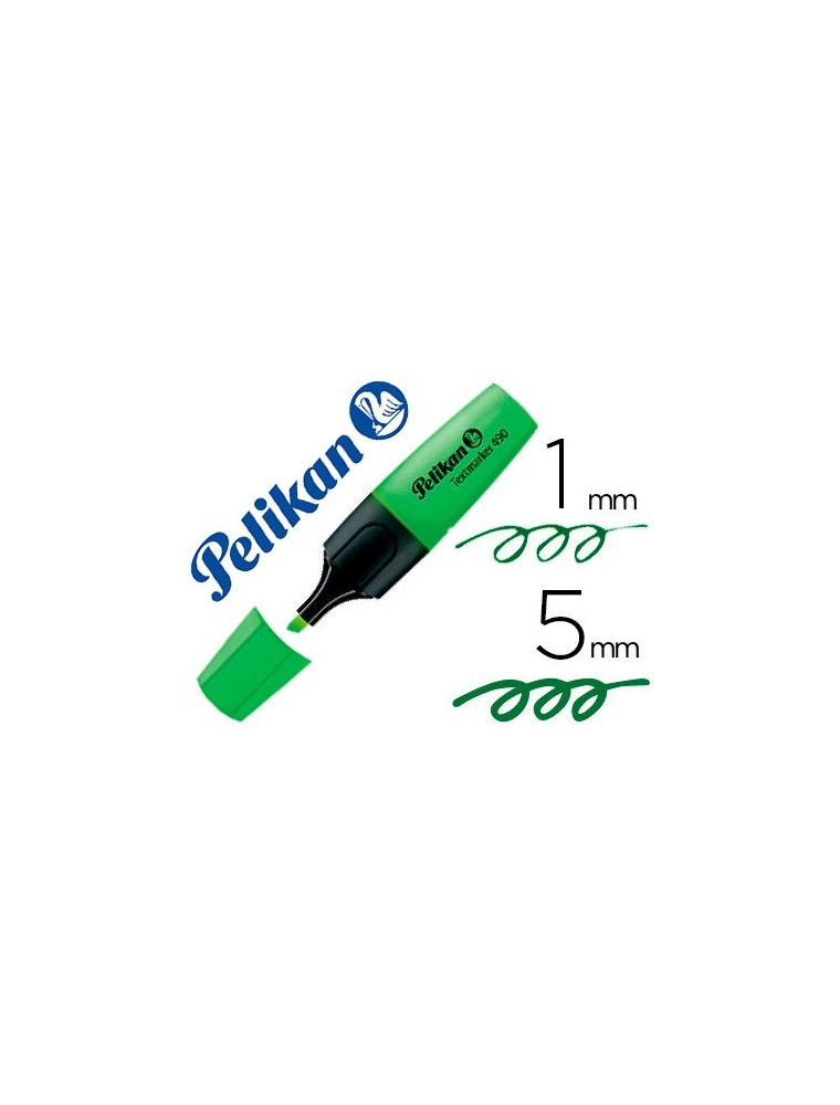 Rotulador pelikan fluorescente textmarker 490 verde