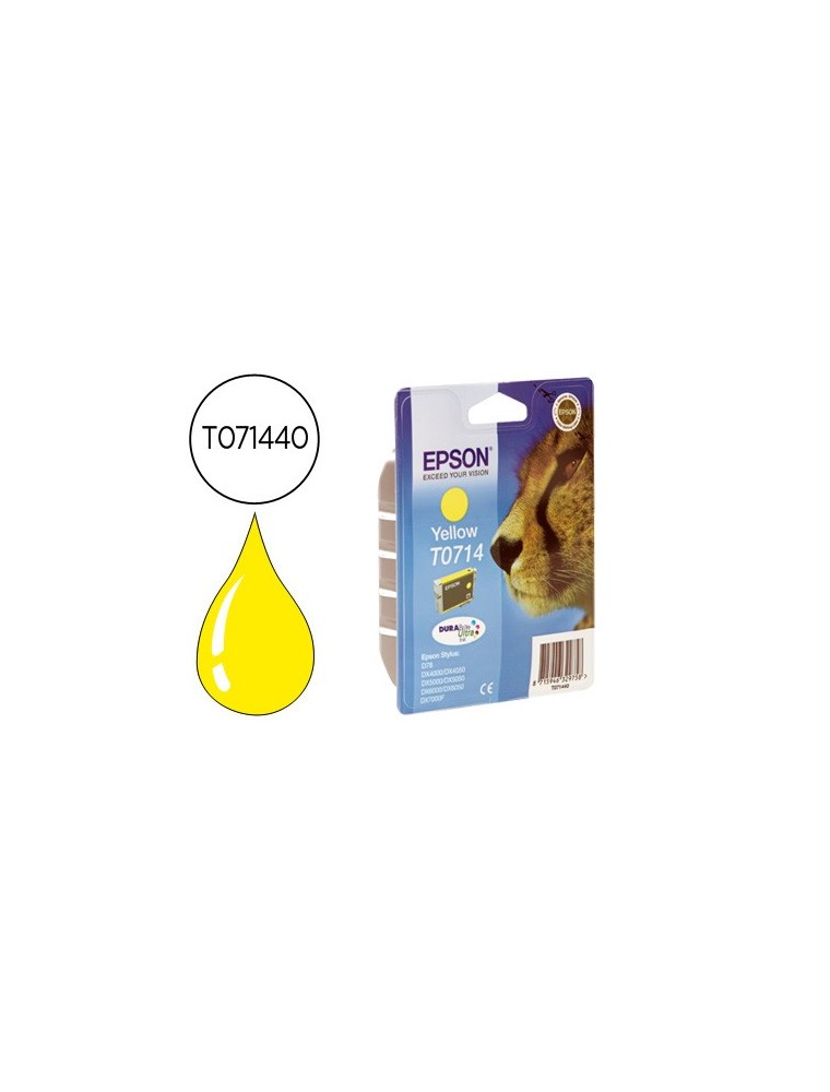 Ink-jet epson stylus d78 dx4000dx4050dx500dx5050 dx6000dx6050dx7000f amarillo