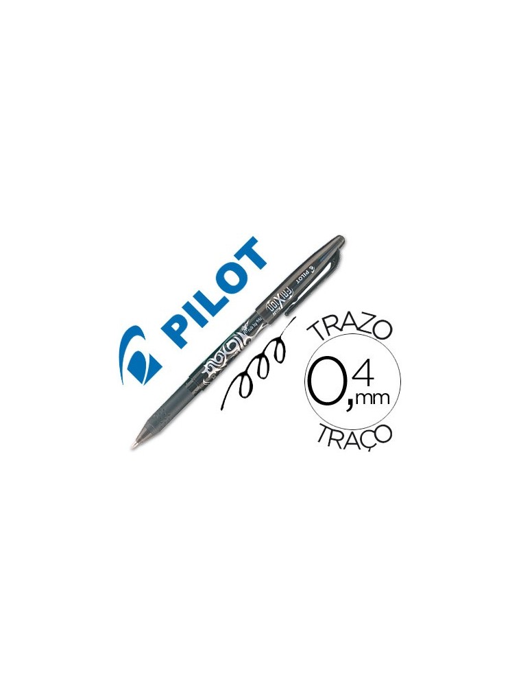 Boligrafo pilot frixion borrable negro