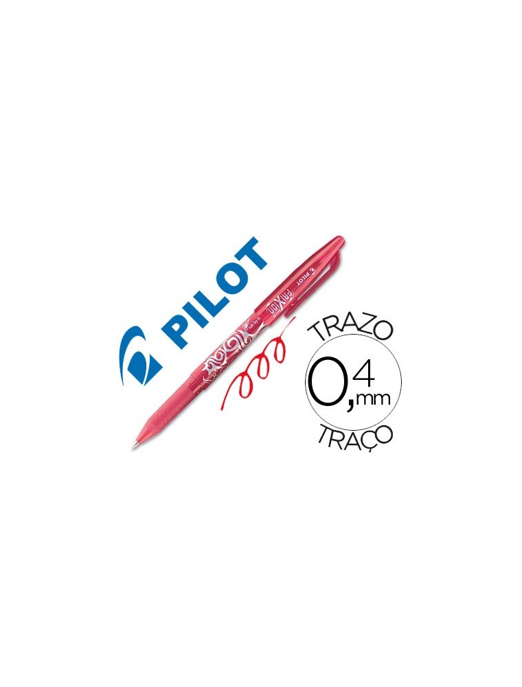 Boligrafo pilot frixion borrable rojo