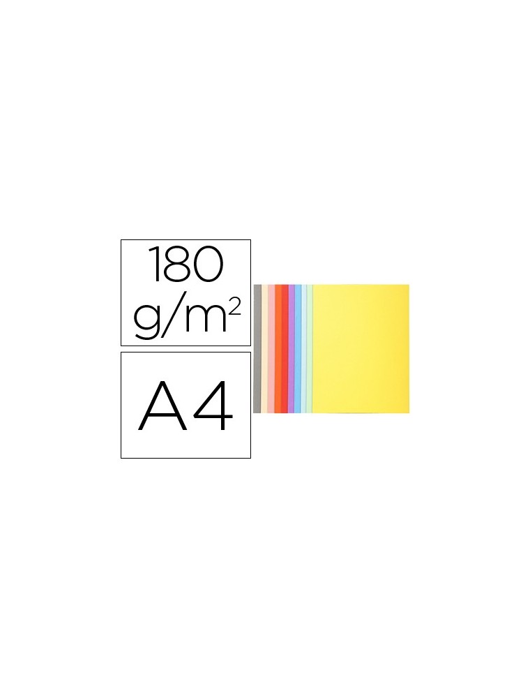 Subcarpeta cartulina reciclada exacompta din a4 10 colores surtidos 170 gr