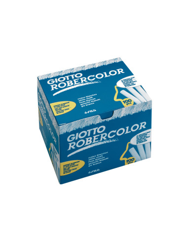 GIOTTO TIZA ROBERCOLOR BLANCO ANTIPOLVO CAJA DE 100