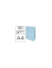 Subcarpeta cartulina reciclada exacompta din a4 celeste 170 gr