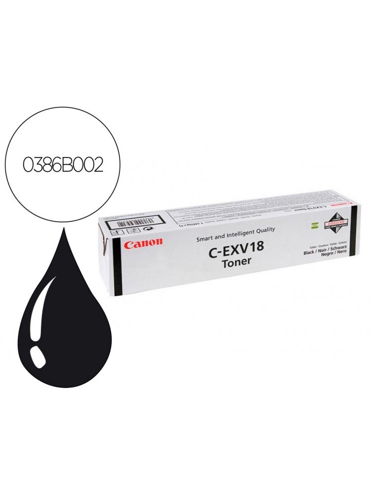 Canon Toner Copiadora En Negro Ir 10181022 Cexv18