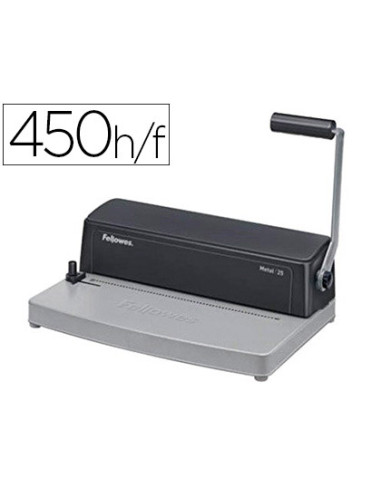 FELLOWES ENCUADERNADORA METAL 25 -A4