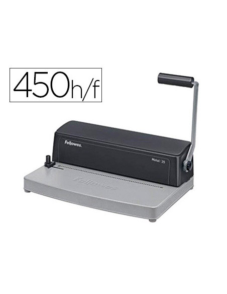 FELLOWES ENCUADERNADORA METAL 25 -A4