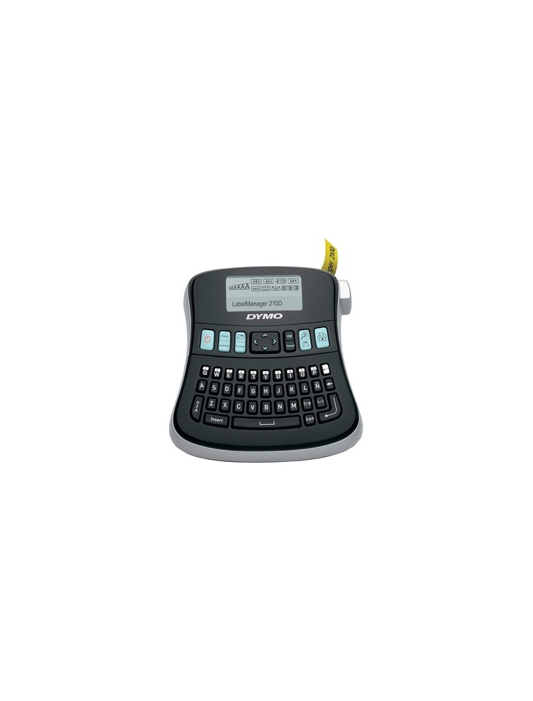 ROTULADORA LABELMANAGER 210D.TECLADO QWERTY.CINTAS D1 6-9-12MM.CORTE CINTA AUTOMATICO.REF DYMO