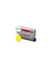 Toner oki c56505750 amarillo 2000 pag type c11