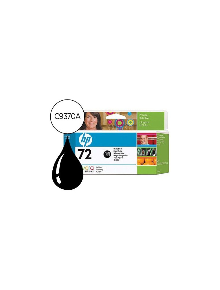 Ink-jet hp 72 negro foto designjet t6101100 -130ml-