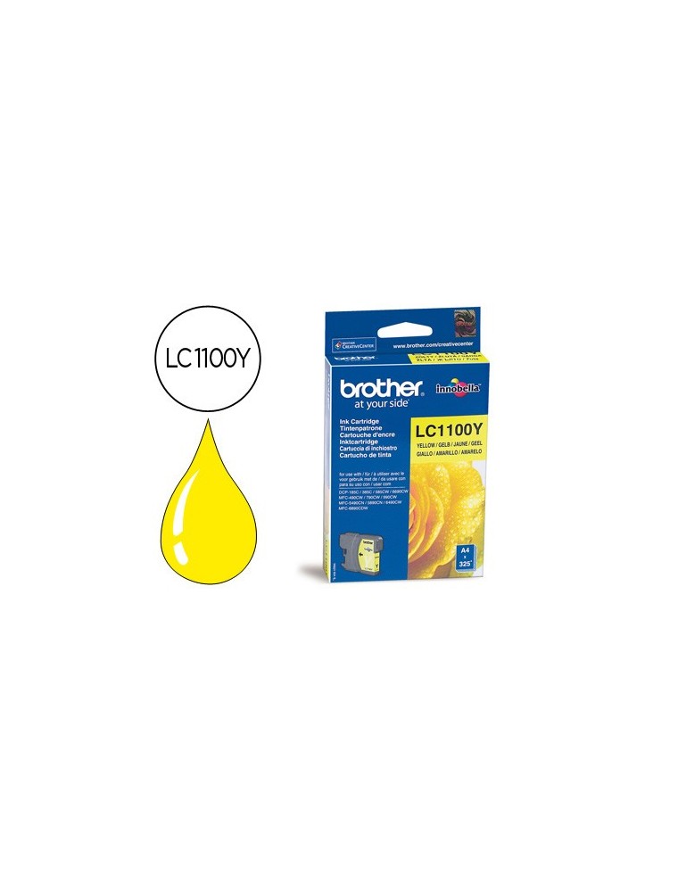 Ink-jet brother lc-1100y amarillo 325 pag