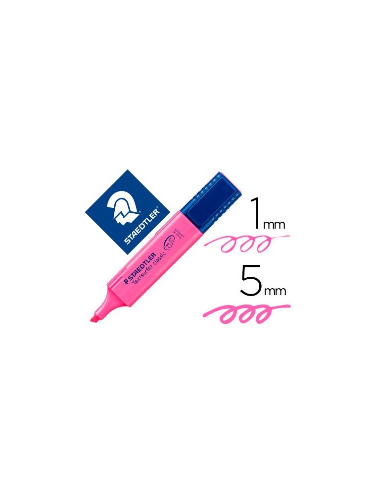 Rotulador staedtler textsurfer classic 364 fluorescente rosa