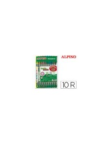 Rotulador alpino double double punta gruesa y punta fina caja de 102 colores surtidos