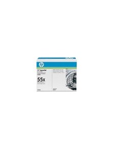 Toner hp 55x negro -12500pag- p3015x