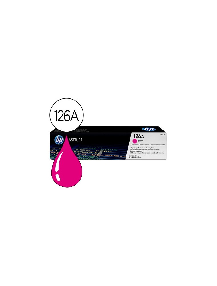 Toner hp laserjet cp1025 mfp m175a ce313a magenta -1000 pag-