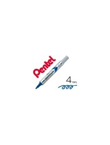 Rotulador maxiflo pentel para pizarra blanca color azul