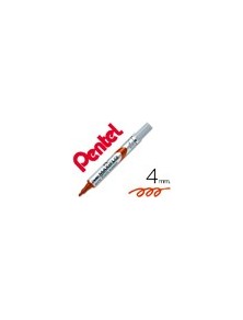 Rotulador maxiflo pentel para pizarra blanca color rojo