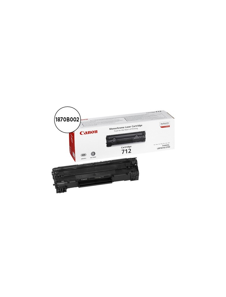 Toner canon crg712 negro laser lbp30103100