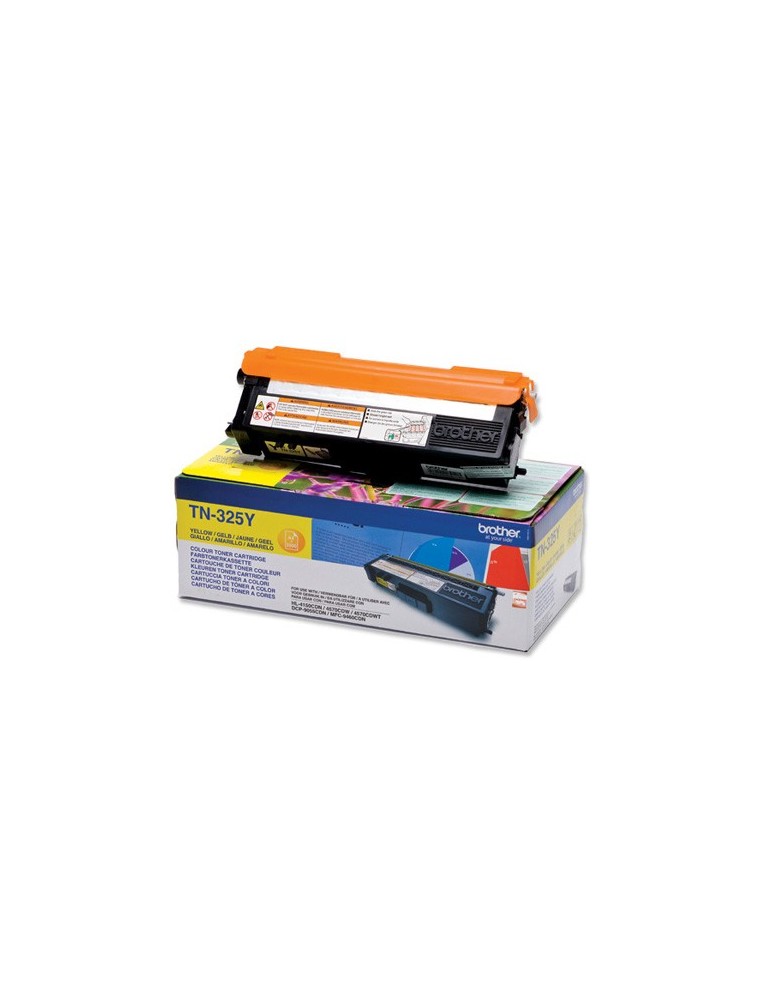 Toner brother tn-325y amarillo -3,500pag- hl-4140cn hl-4150cdn hl-4570cdw dcp-9055cdn dcp-9270cdw