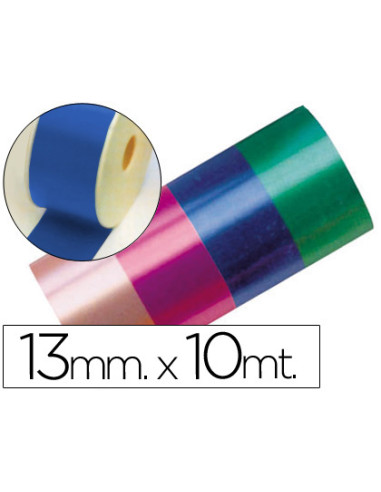 Cinta fantasia 10 mt x 13 mm azul