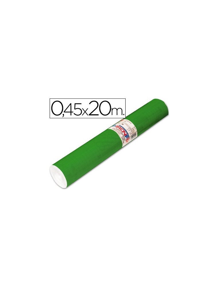 Rollo adhesivo aironfix unicolor verde brillo 67047 rollo de 20 mt