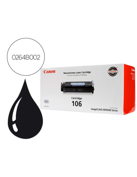 CANON TONER NEGRO CRG 706 5 000 PAGINAS MF 6530 6540 6550 6560 6580 6580PL