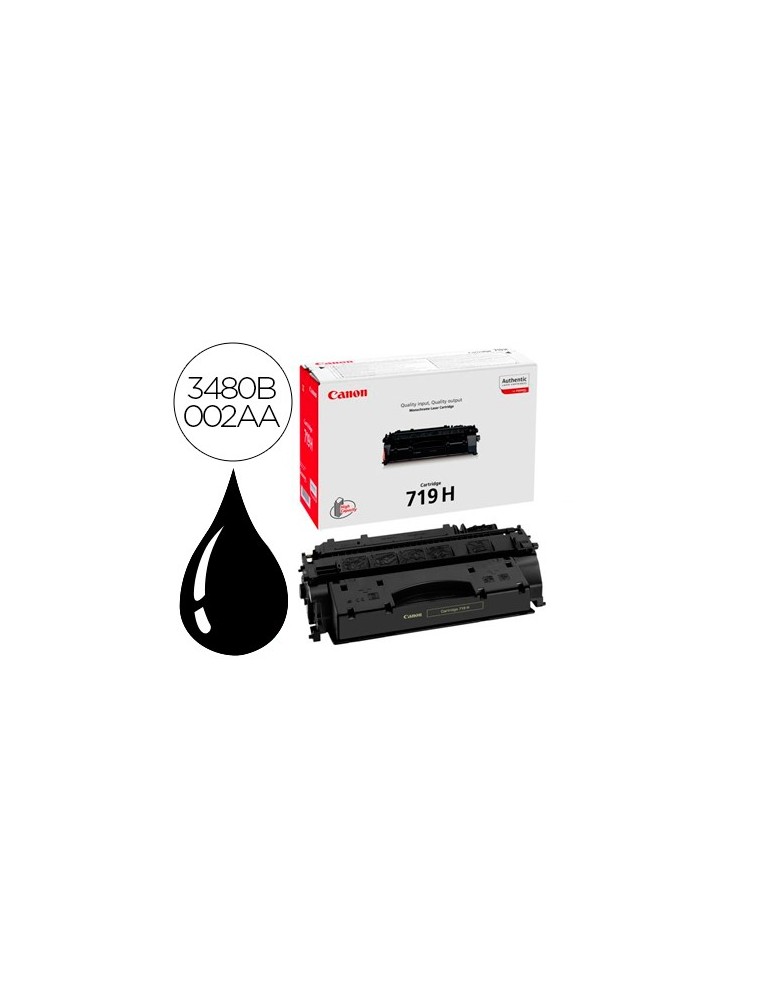 Canon Toner Laser Negro Crg719H 6.500 Paginas Pack 1 Paralbp 6300 6650Dn