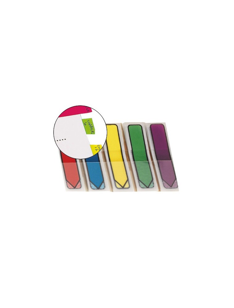 Banderitas separadoras flechas dispensador colores brillantespost-it index 684arr1 100 banderitas