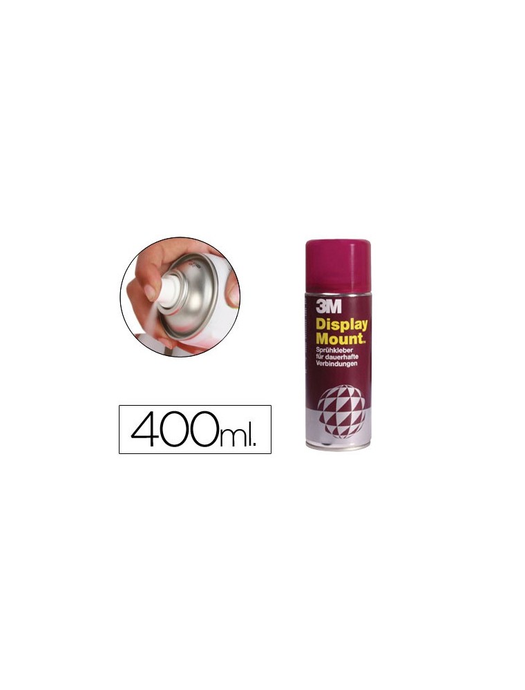 Pegamento 3m spray display mount adhesivo permanente bote de 400 ml