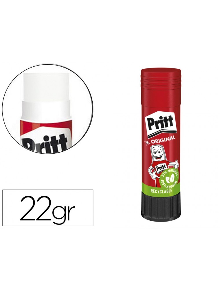 Pegamento pritt en barra 22 gr unidad