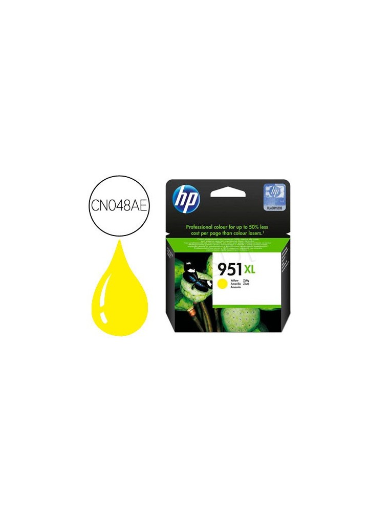 Ink-jet hp 951xl amarillo cn048ae capacidad 1500 pag